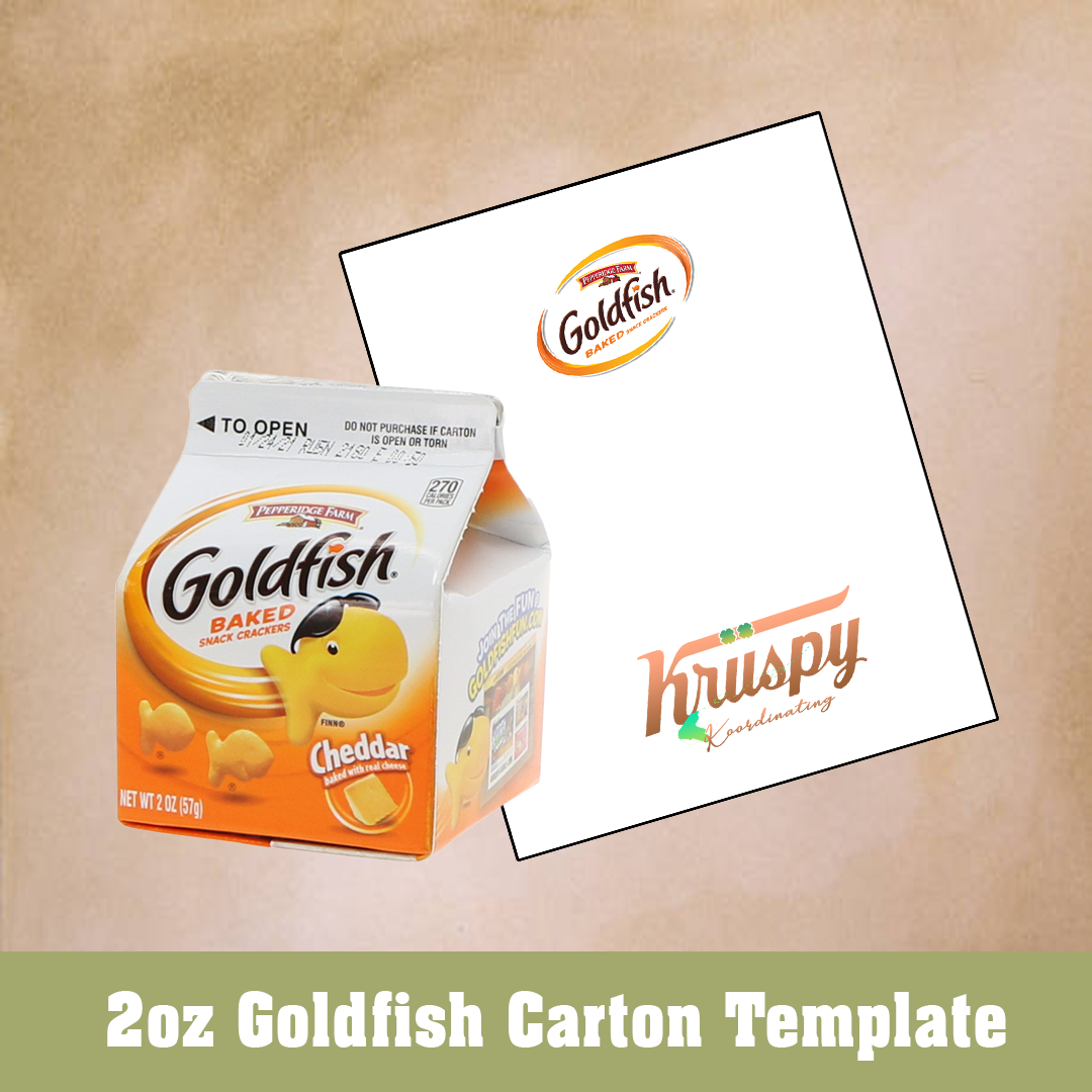2oz Goldfish Carton Template