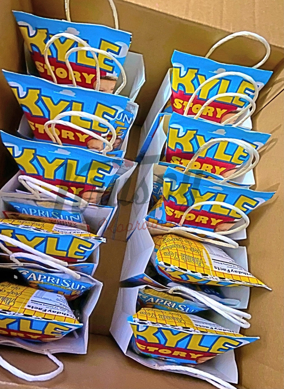Filled Custom Treat Bags