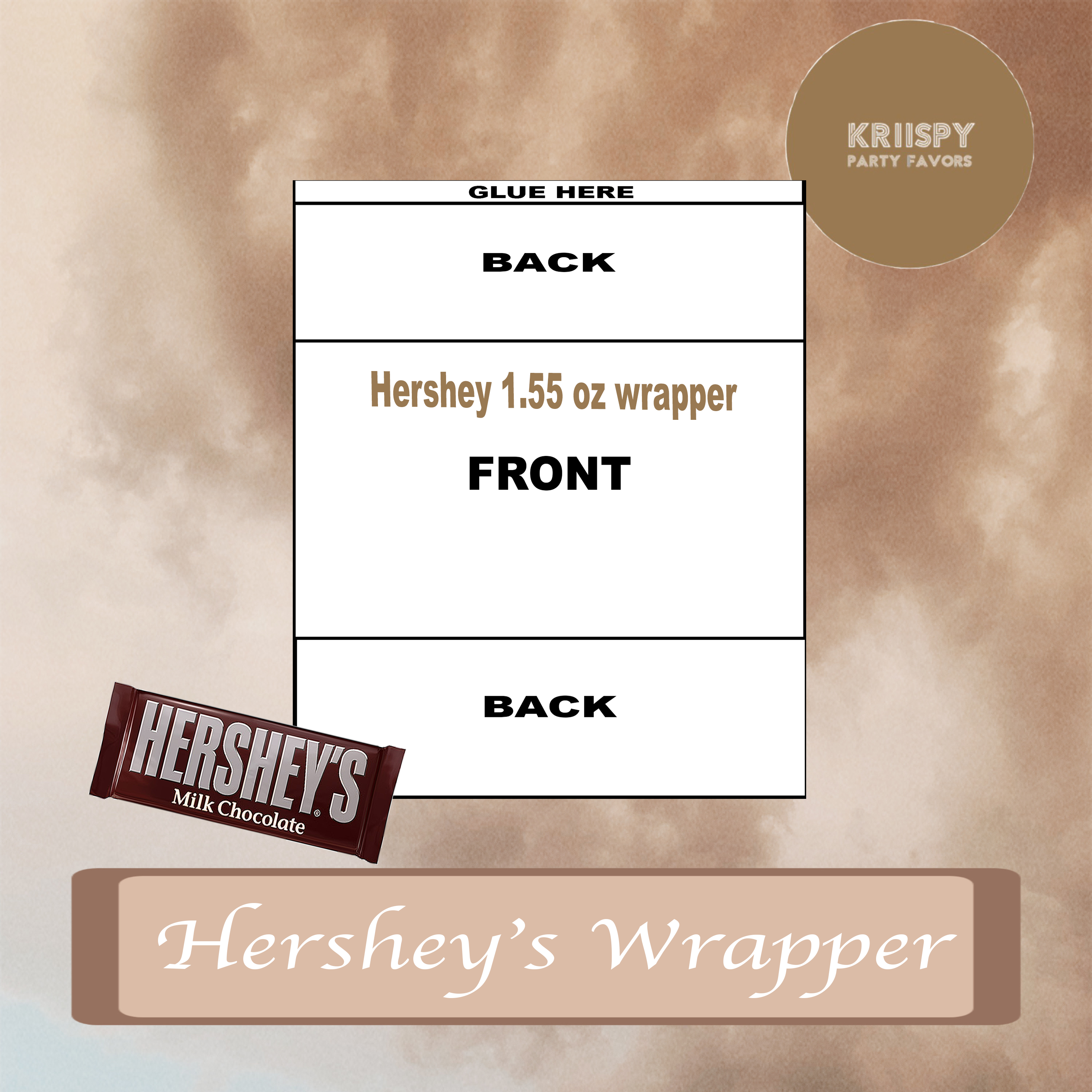 hershey chocolate bar template