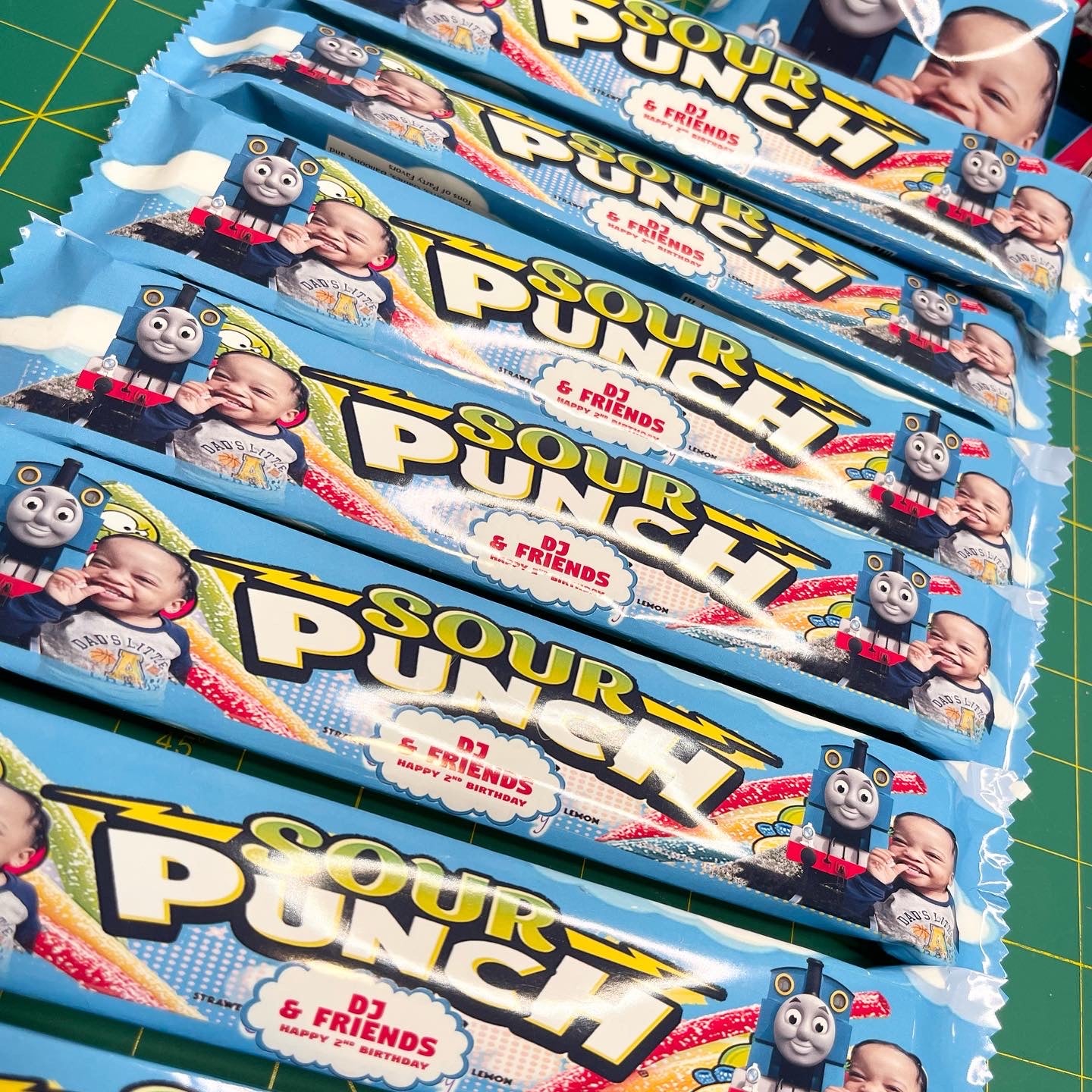 Custom Sour Punch Straws