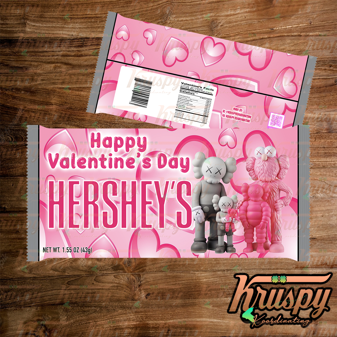 Kaw's Valentine's Day Candy Bar Template