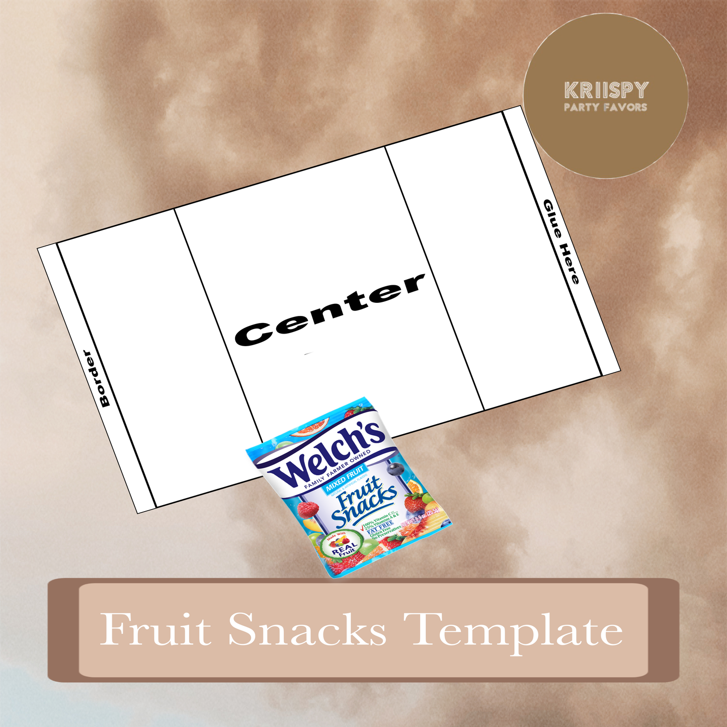 Fruit Snacks Template