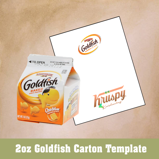 2oz Goldfish Carton Template