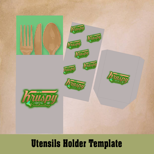 Utensils Holder Template