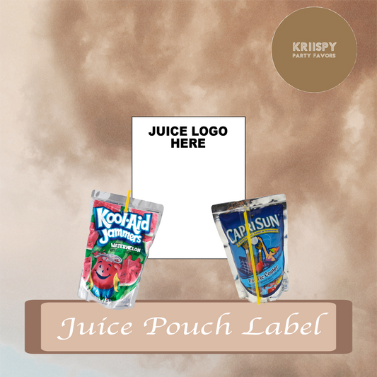 Juice Pouch Label Template