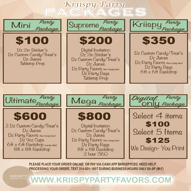 Party Package Options