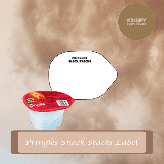 Pringles Snack Stacks Wrapper Template