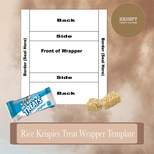 Rice Krispies Treat Wrapper Template