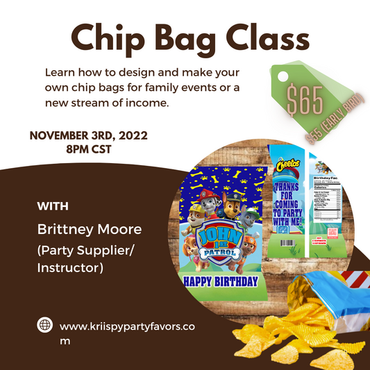 Chip Bag Class