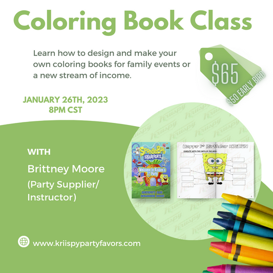 Coloring Book Class