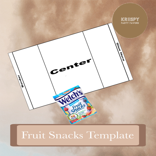 Fruit Snacks Template